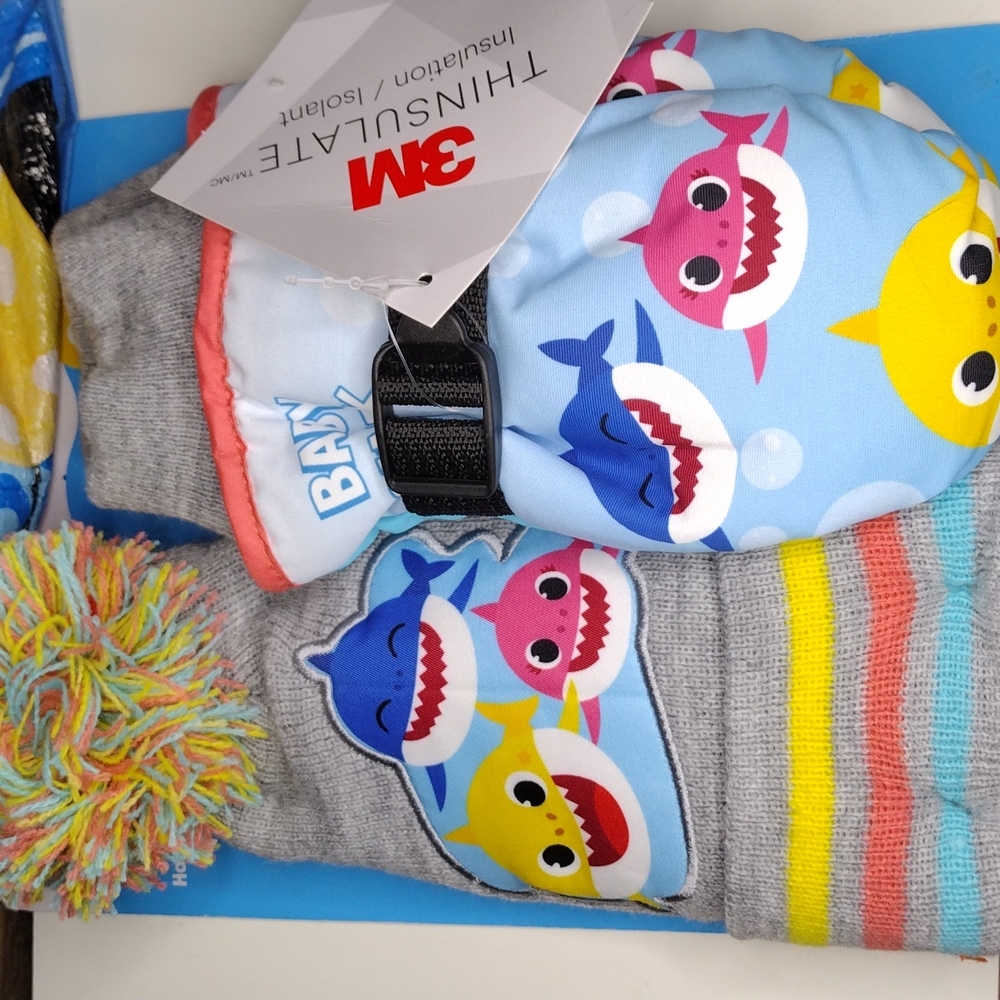 Hat & Ski mitten set